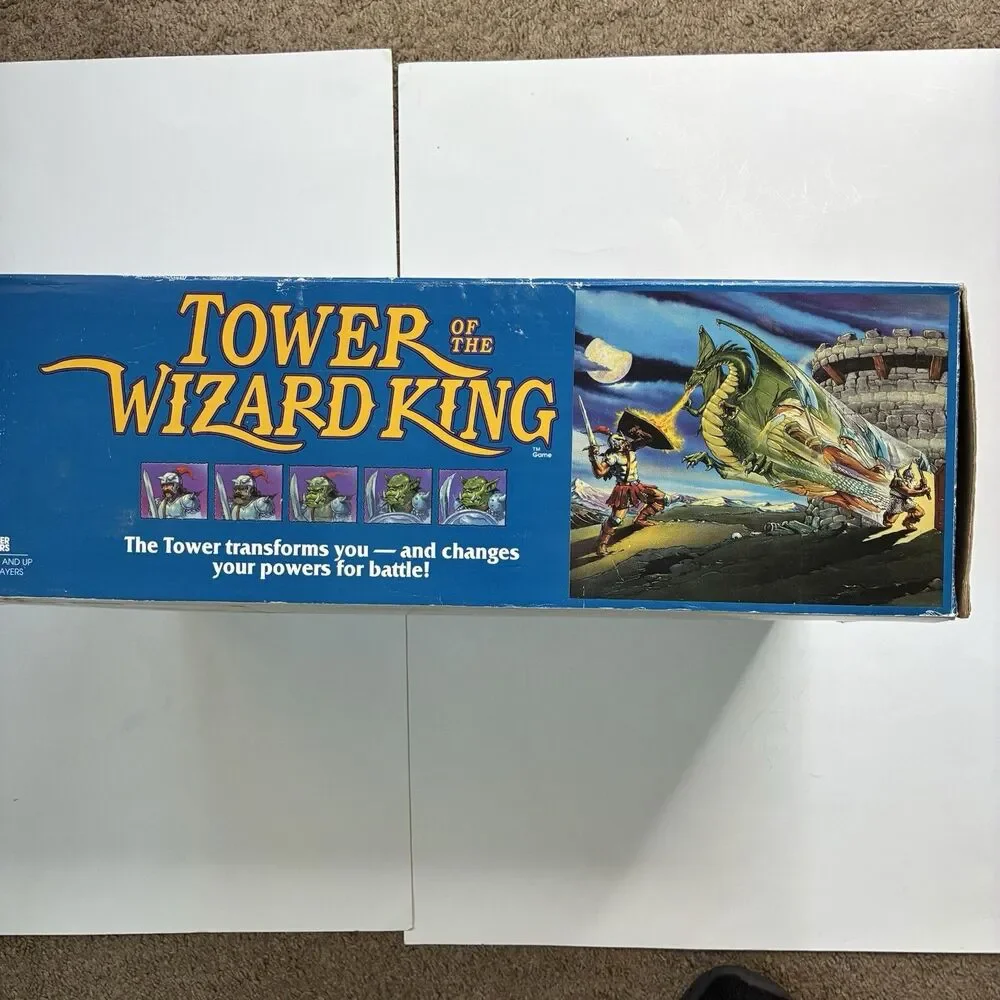 Tower of the Wizard King Parker Brothers 1993 Tower Game BOX ONLY Replacement